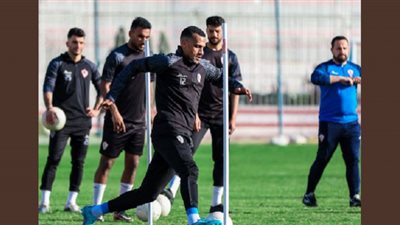 تدريبات بدنية للاعبي الزمالك قبل انطلاق مران اليوم