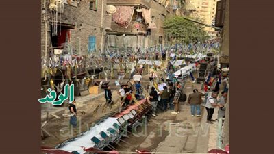 شبرا الخيمة تتزين لأكبر مائدة إفطار جماعي (صور)