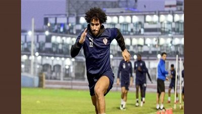 برنامج تأهيلي خاص لعبدالله جمعة في مران الزمالك
