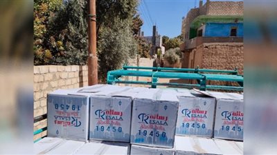 توزيع آلاف الكراتين الرمضانية بأسيوط ضمن مبادرة