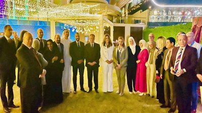 الجالية المصرية تنظم حفل إفطار في أبو ظبي.. صور