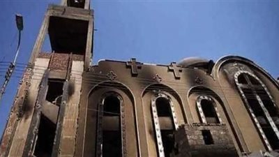 السيطرة على حريق كنيسة العذراء والأنبا إبرام