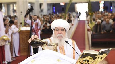 كنائس بني سويف تحتفل بأحد الشعانين