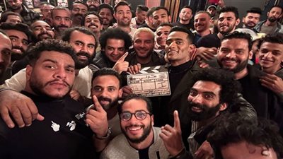 محمد رمضان في كواليس آخر يوم تصوير بفيلم 