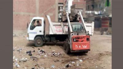 رفع 1910 أطنان قمامة من شوارع وميادين المنصورة