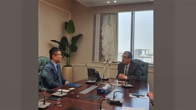 وزير الكهرباء يبحث مع رئيس شركة CTGI الصينية دعم وتعزيز التعاون