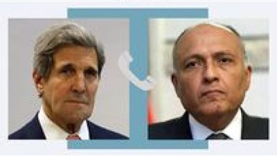 شكري يتلقى اتصالًا من المبعوث الرئاسي الأمريكي الخاص للمناخ