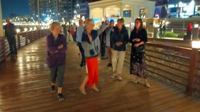 بني سويف تستقبل 44 سائحًا إنجليزيًّا على متن باخرة نيلية