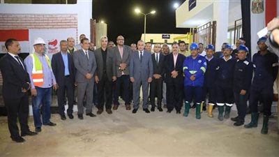 افتتاح محطة رفع صرف صحي حي الكوثر