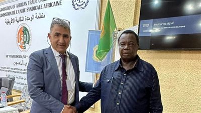اتحاد العمال المصريين في إيطاليا يلتقي رئيس منظمة الوحدة الإفريقية