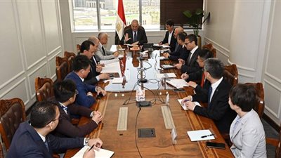 وزير الإسكان يلتقى نائب رئيس شركة 