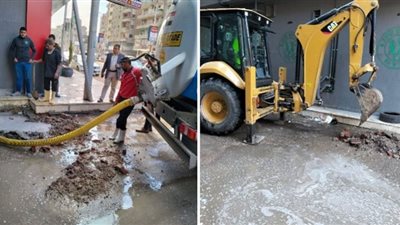 محافظ الشرقية يأمر بسرعة إصلاح انفجار خط مياه شرب بالزقازيق