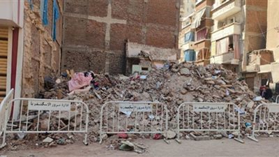 النيابة تأمر بدفن ضحايا واقعة انهيار عقار الورديان