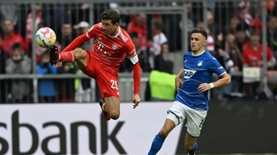 بايرن يتعثر مجددا ويتعادل مع هوفنهايم بالدوري الألماني