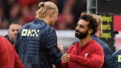 هالاند يعادل رقم محمد صلاح التاريخي بعد تسجيله هدفين في شباك ليستر