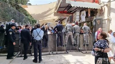إسرائيل تواصل حربها الدينية وتضرب المسيحيين فى سبت النور