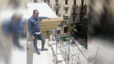 مدير آثار الإسكندرية يتابع عمليات ترميم دار الأوبرا