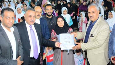 وكيل شباب القليوبية يشهد تكريم 1800 من حفظة القرآن الكريم بمركز شباب بلقس