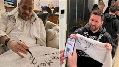 جورج وسوف يفاجئ ليونيل ميسي بهدية غريبة (شاهد)