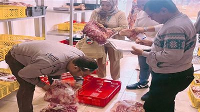 حملة تموينية على محال الأسماك واللحوم لمراقبة الأسواق بالإسماعيلية