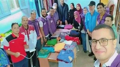 مراكز شباب سوهاج تشارك في تنظيم أكبر حملة لتوزيع الملابس على الأسر