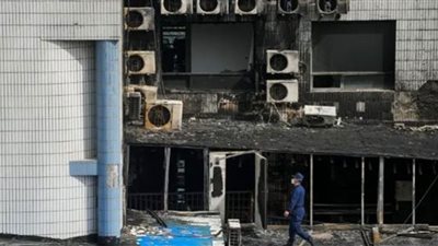 ارتفاع ضحايا حريق مستشفى بكين لـ29 وفاة| صور