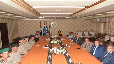 المحاربين القدماء تستقبل وزيرة التضامن لتفقد خدمات مصابي العمليات الحربية