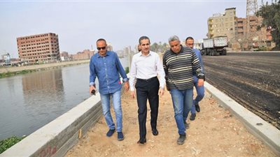محافظ الغربية يتفقد المرحلة الثانية من تطوير كورنيش المحلة
