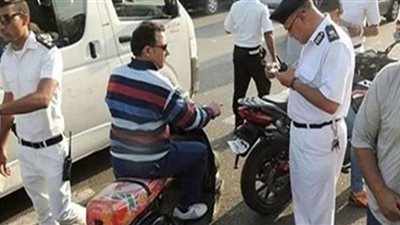 27 مخالفة لقائدي الدراجات النارية