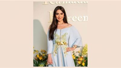 ميساء مغربي تتألق بفستان راقي أستوحي إطلالة عيد الفطر المبارك