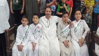 تكريم 15 من حفظة القرآن الكريم بقرية صفط النور ببني سويف