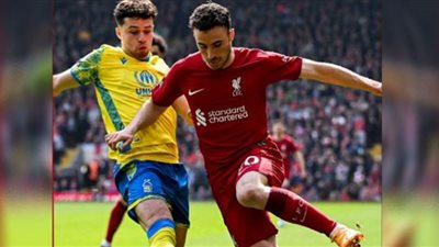 ليفربول يتعادل مع نوتينجهام في الشوط الأول بالدورى الإنجليزي