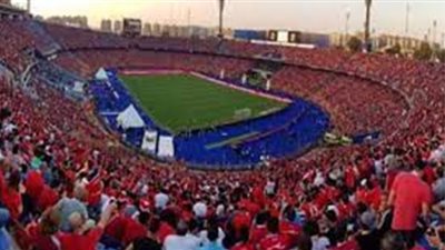 جماهير الأهلي تملأ مدرجات استاد القاهرة قبل موقعة الرجاء المغربي