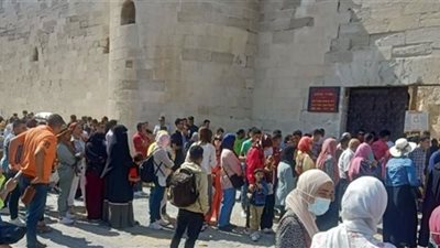 الإسكندرية: قلعة قايتباى تستقبل 5 آلاف زائر فى عيد الفطر