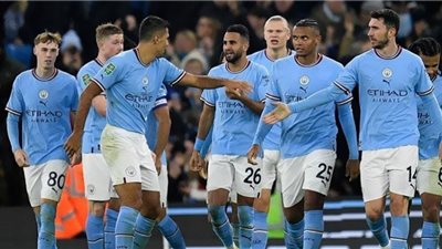 جوارديولا يعلن تشكيل مانشستر سيتي الرسمي لمواجهة أرسنال