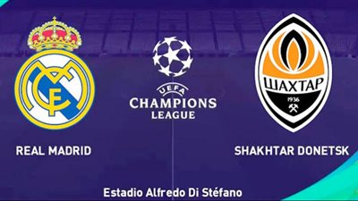 مشاهدة مباراة ريال مدريد وشاختار دونيتسك بث مباشر دوري أبطال أوروبا