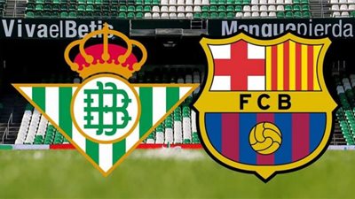 بث مباشر | مشاهدة مباراة برشلونة وريال بيتيس اليوم في الدوري الإسباني