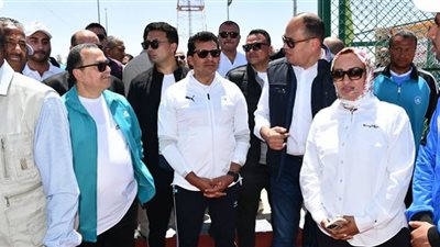وزير الشباب يشهد بانوراما التنمية الرياضية بشمال سيناء