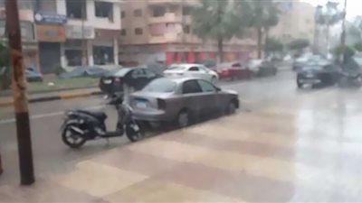 عودة الشتاء مرة ثانية أمطار غزيرة بغرب الإسكندرية