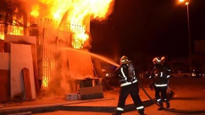 حريق نشب داخل شقة سكنية يتسبب في اصابة شخصين بالهرم