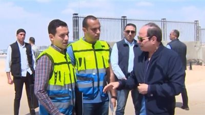 السيسي: أسواق نصف الجملة توفر أماكن لعرض المشغولات والحرف اليدوية (شاهد)