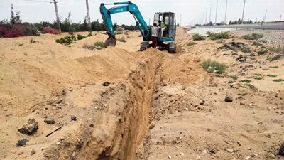 بدء أعمال مشروع تغذية مدينة اللقاحات والامصال بالإسماعيلية