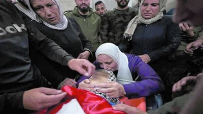 «بيت لحم» تودع الطفل الشهيد «صباح».. وهجوم صاروخى إسرائيلى على سوريا
