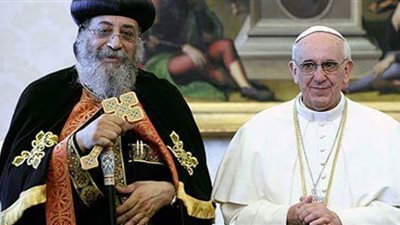 البابا تواضروس يُلقي كلمة روحية في اجتماع بابا الڤاتيكان
