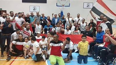 وزير الرياضة يهنئ منتخب مصربالبطولة العربية لسلة الكراسي المتحركة