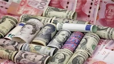 تباين أسعار العملات الأجنبية مقابل الجنيه اليوم الثلاثاء