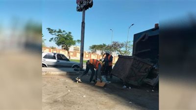 متابعة أعمال النظافة اليومية بحيِّ ثانِ الإسماعيلية