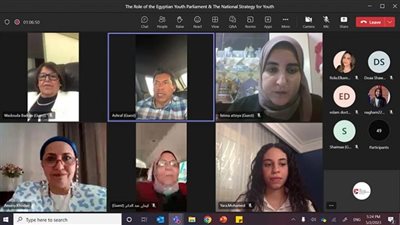 برلمان شباب مصر يعقد جلسته الحوارية بطلاب الجامعة البريطانية