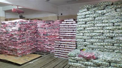ضبط 2440 قضية تموينية بإجمالي 321 طنًا في الجيزة