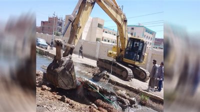 حملة مكبرة لإزالة التعديات على أملاك الري بالفيوم